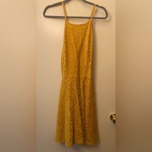 Yellow Lace Dress Forever 21 for Sale up to 90% Off: Poshmark
